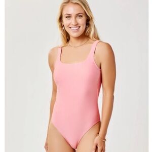 Carve Designs Pink One Piece Swimsuit Minimalist Style